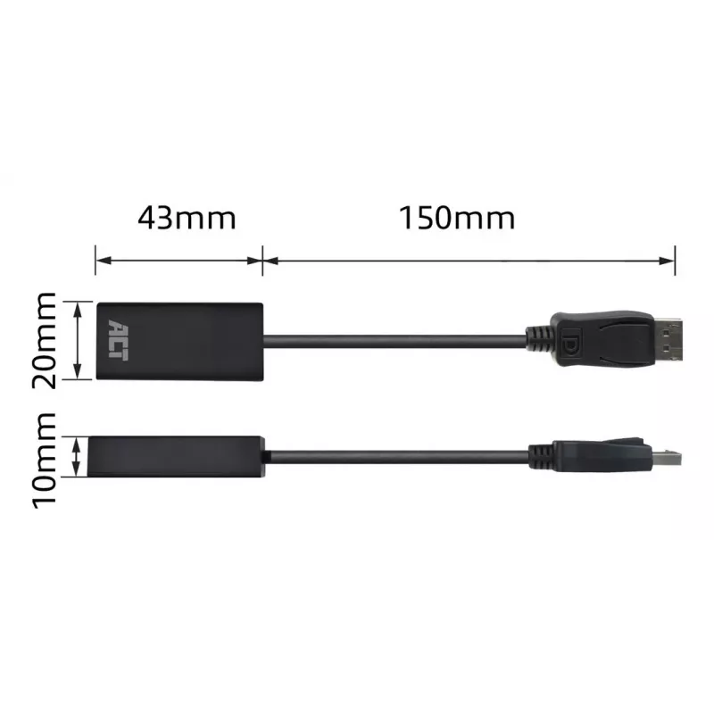 DisplayPort to HDMI adapter ACT AC7555