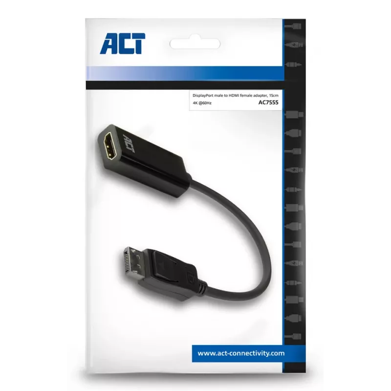 DisplayPort to HDMI adapter ACT AC7555