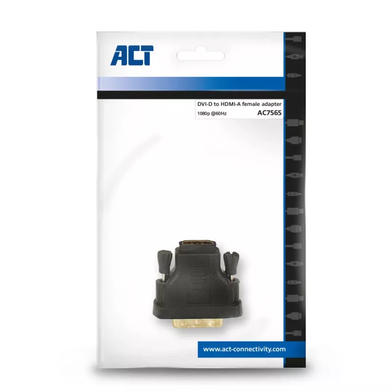 DVI-D Male to HDMI A Female Adapter ACT AC7565