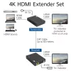 AV transmitter & receiver ACT 4K HDMI 2.0 extender set over CAT6 UTP with IR support 60 meters