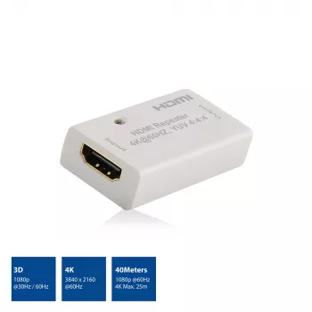AV repeater ACT AC7820 HDMI repeater up to 40 meter 4K support