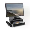 Monitor Stand ACT AC8200 Adjustable Height One Drawer Black