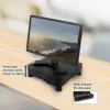 Monitor Stand ACT AC8200 Adjustable Height One Drawer Black