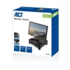 Monitor Stand ACT AC8200 Adjustable Height One Drawer Black