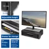 ACT Monitor stand extra wide AC8215 adjustable height two drawers