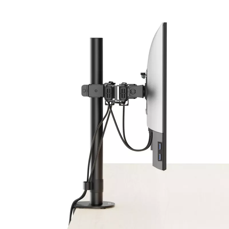 ACT Single monitor arm Clamp/Bolt-through 8 kg 10-32 inch