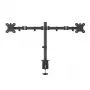 ACT Dual monitor arm Clamp/Bolt-through 16 kg 10-32 inch