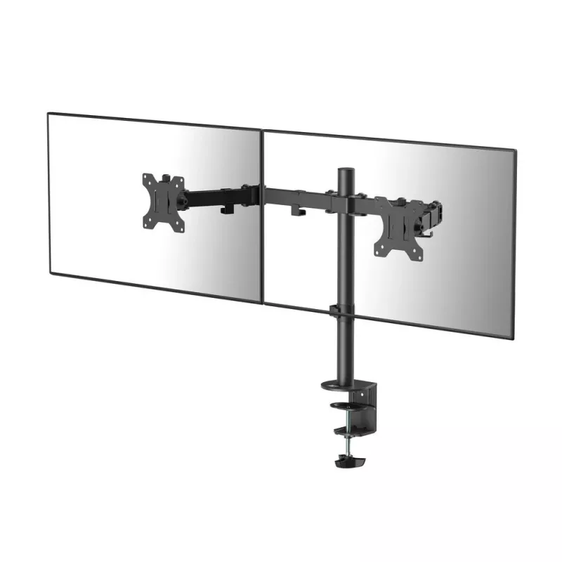 ACT Dual monitor arm Clamp/Bolt-through 16 kg 10-32 inch