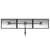 ACT Triple monitor arm Clamp/Bolt-through 30 kg 13-27 inch