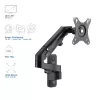 ACT Monitor wall mount with gas spring 1 screen max weight 7 kg