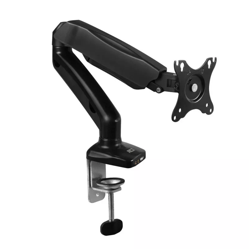 ACT Gas spring monitor arm office Black AC8311 Clamp/Bolt-through 9 kg