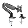 ACT Gas spring monitor arm office Black AC8311 Clamp/Bolt-through 9 kg