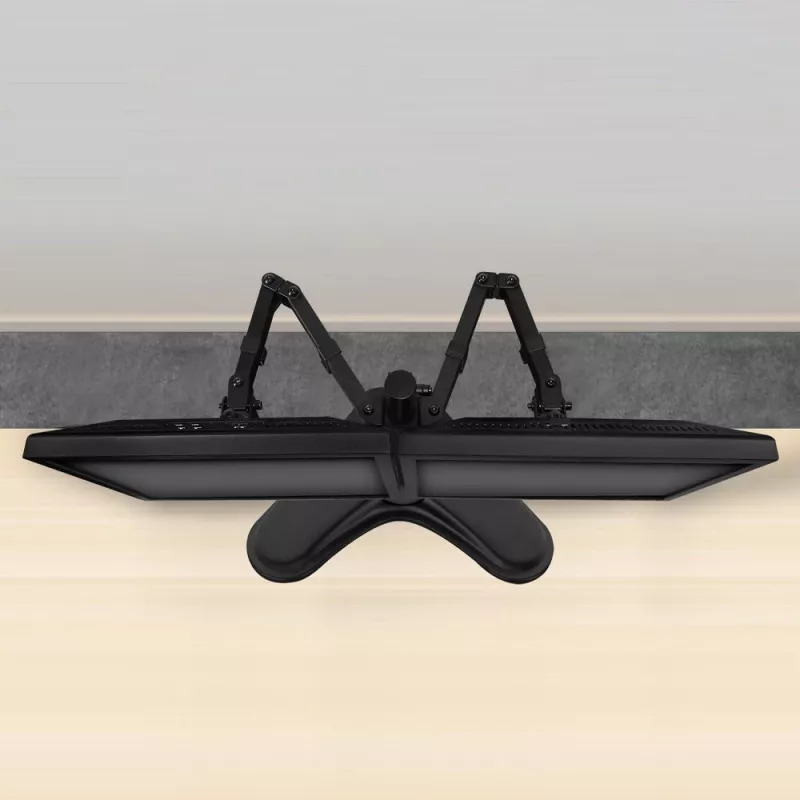 ACT Free standing dual monitor arm AC8320 Max weight 16 kg Min screen 33 cm Max screen 81.3 cm
