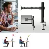 ACT Single monitor arm office solid pro Clamp/Bolt-through 12 kg 10-32 inch