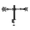 ACT Dual monitor arm office solid pro Clamp/Bolt-through 12 kg 10-32 inch