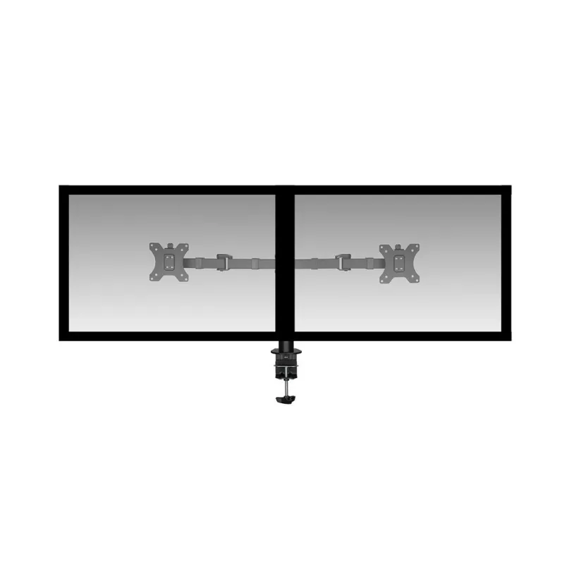 ACT Dual monitor arm office solid pro Clamp/Bolt-through 12 kg 10-32 inch