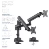 ACT Monitor arm 35 inch office solid pro, mechanical spring, 2 monitors