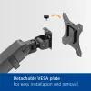 ACT Monitor arm 35 inch office solid pro, mechanical spring, 2 monitors