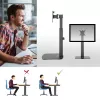 ACT Free standing gas spring monitor arm office 7 kg capacity 10 to 32 inch