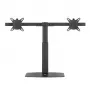 ACT Monitor arm 27 inch office, free standing with gas spring, crossbar, 2 monitors