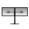 ACT Monitor arm 27 inch office, free standing with gas spring, crossbar, 2 monitors