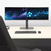 ACT Monitor arm 27 inch office, free standing with gas spring, crossbar, 2 monitors
