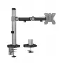 ACT Single monitor arm office silver Clamp/Bolt-through 9 kg 17-32 inch