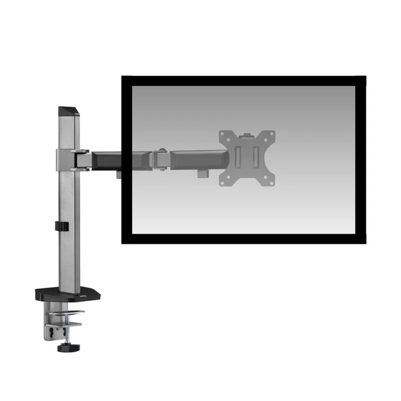 ACT Single monitor arm office silver Clamp/Bolt-through 9 kg 17-32 inch