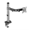 ACT Single monitor arm office silver Clamp/Bolt-through 9 kg 17-32 inch
