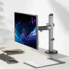 ACT Single monitor arm office silver Clamp/Bolt-through 9 kg 17-32 inch