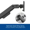ACT Monitor arm 49 inch office premium gas spring 1 monitor Clamp/Grommet 20 kg