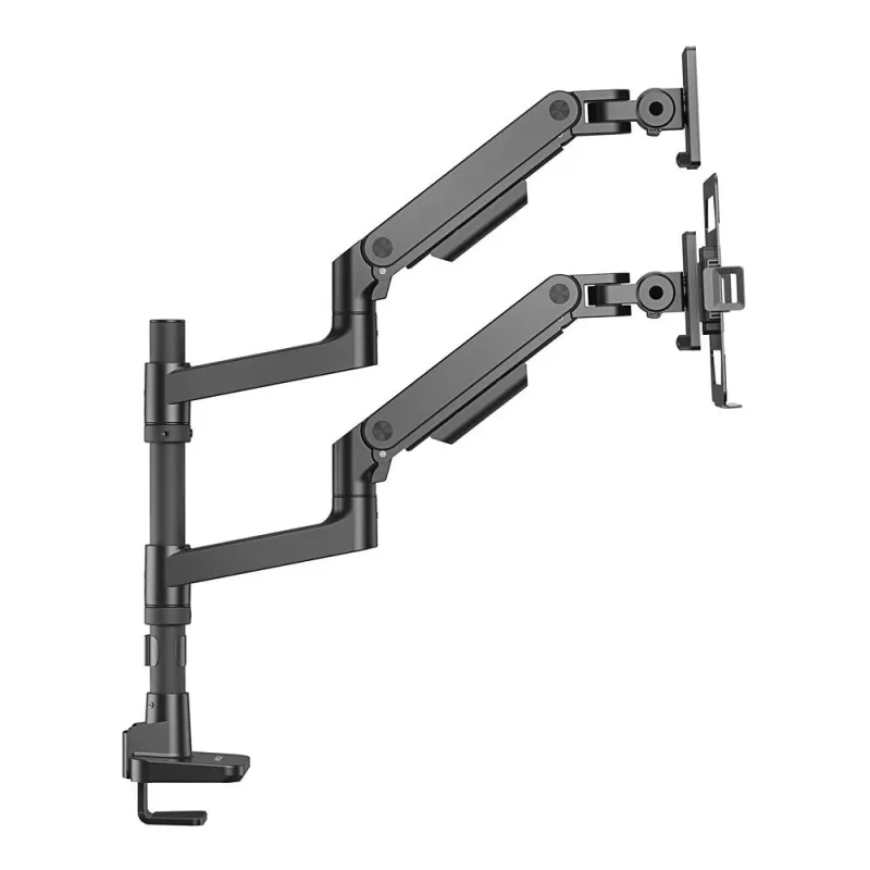 Laptop & monitor arm ACT AC8341 gas spring black 49 inch