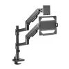 Laptop & monitor arm ACT AC8341 gas spring black 49 inch