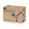 Laptop & monitor arm ACT AC8341 gas spring black 49 inch