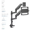 Laptop & monitor arm ACT AC8341 gas spring black 49 inch