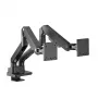 ACT Monitor arm 35 inch office premium, gas spring, 2 monitors