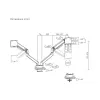 ACT Monitor arm 35 inch office premium, gas spring, 2 monitors