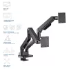 ACT Monitor arm 35 inch office premium, gas spring, 2 monitors