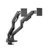 ACT Monitor arm 35 inch office premium, gas spring, 2 monitors