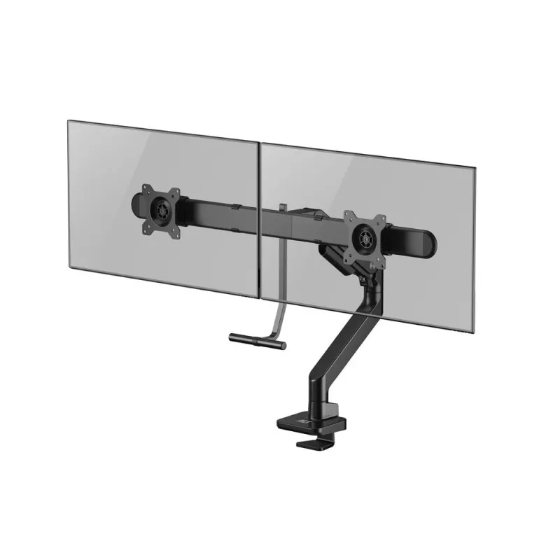 ACT Monitor arm 32 inch office premium, gas spring, crossbar, 2 monitors