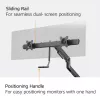 ACT Monitor arm 32 inch office premium, gas spring, crossbar, 2 monitors