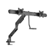 ACT Monitor arm 32 inch office premium, gas spring, crossbar, 2 monitors