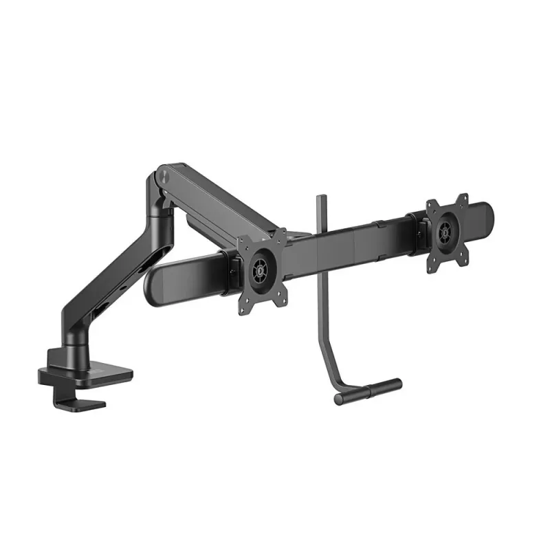 ACT Monitor arm 32 inch office premium, gas spring, crossbar, 2 monitors