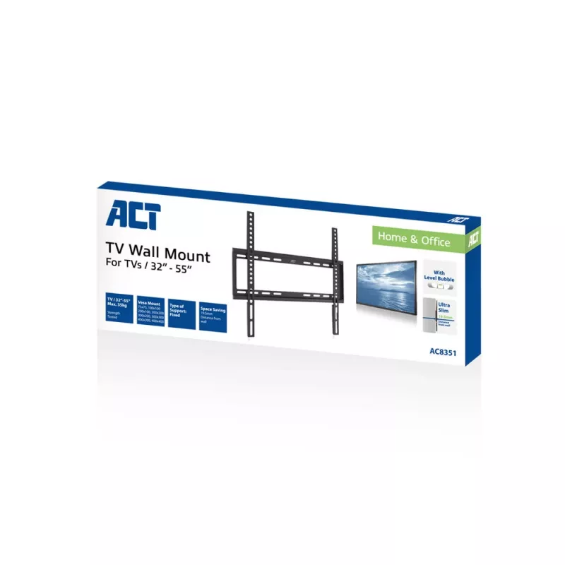 ACT TV Wall Mount 32 inch up to 55 inch VESA 35 kg Black