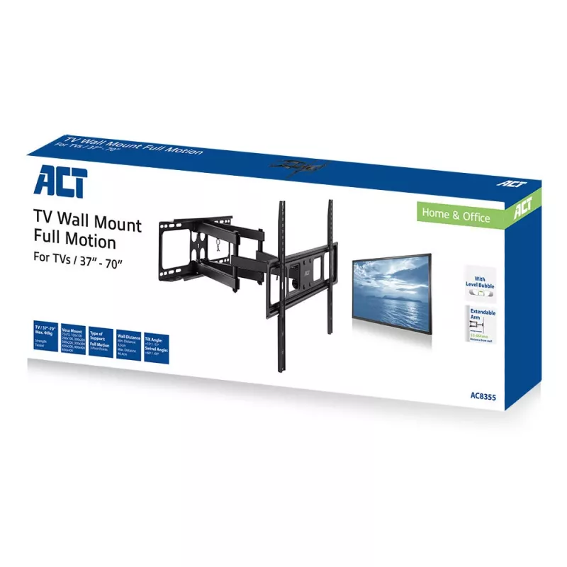 ACT Full motion TV Wall Mount 37 inch up to 70 inch VESA 40 kg
