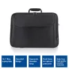 ACT Office shoulder bag for laptops up to 16.1”, made from recycled plastic bottles