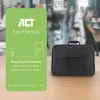 ACT Office shoulder bag for laptops up to 16.1”, made from recycled plastic bottles