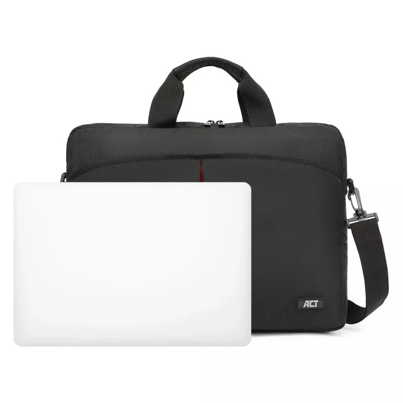 Messenger bag ACT City for laptops up to 16.1 inches recycled plastic