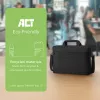 ACT Urban shoulder bag for laptops up to 16”, made from recycled plastic bottles