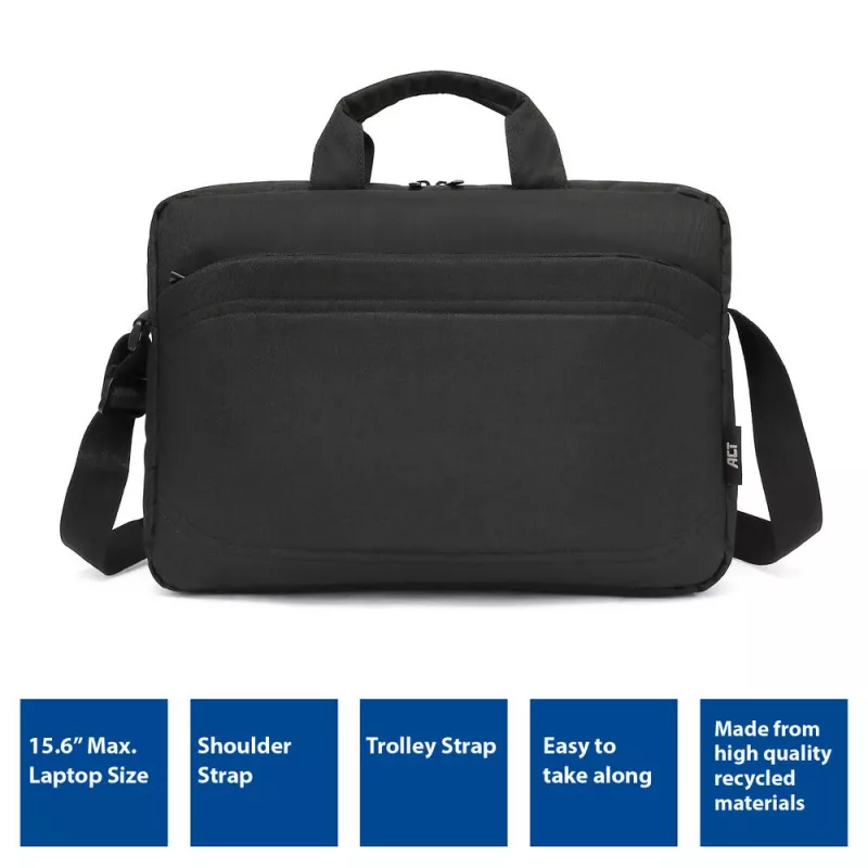Briefcase ACT Metro Bailhandle Laptop Bag 15.6 inch